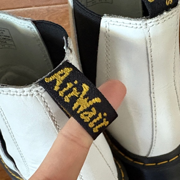 🔥Dr. Martens Spence White Wedge Boots - Picture 5 of 8